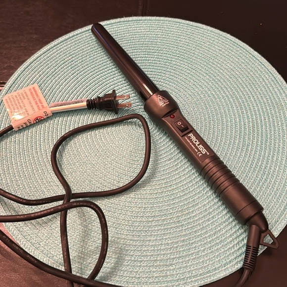 PROLISS Twister Black Curling Iron Wand Curler - Picture 1 of 3
